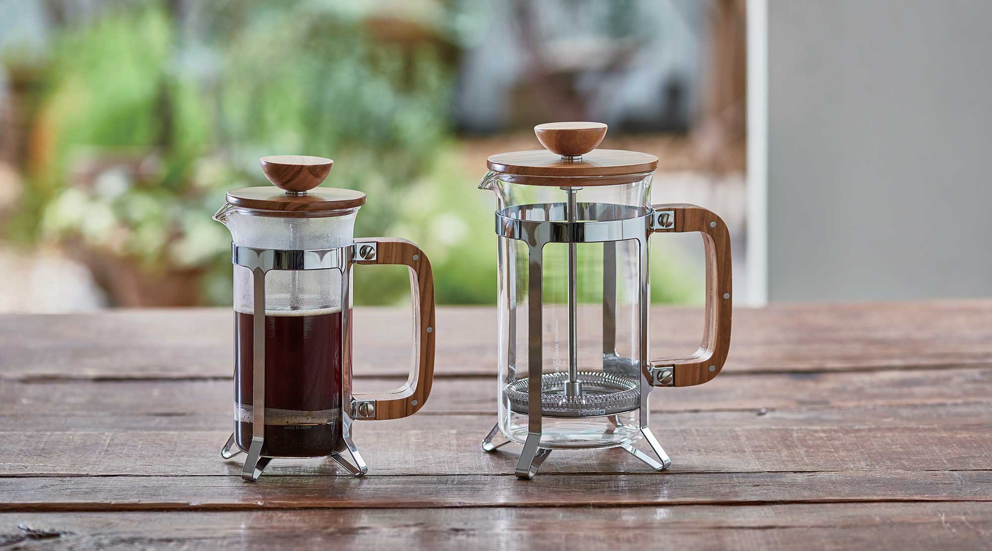 Coffee brewing with the Hario Coffee Press