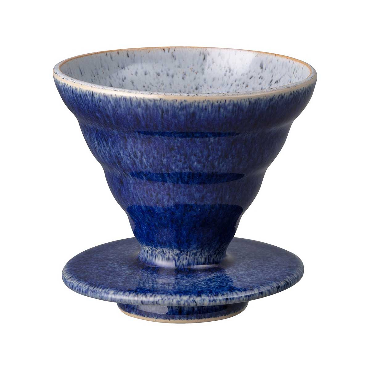 Denby Studio Blue Cobalt Brew Pour Over Coffee Dripper