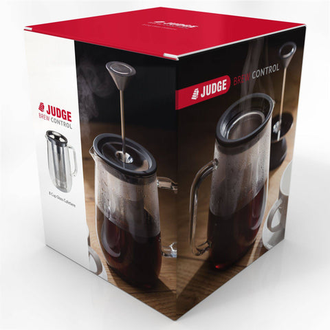 Judge Brew Control 8 Cup Glass Cafetiere 0.9L