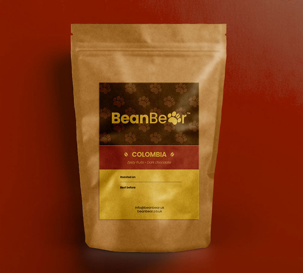 Columbian coffee beans from BeanBear