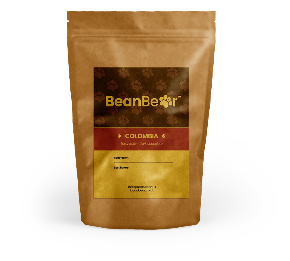 Columbian coffee beans from BeanBear