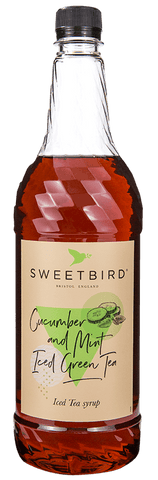 Sweetbird Cucumber & Mint Iced Green Tea Syrup 1L