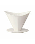 Kinto Oct Brewer 4 Cup White Porcelain Coffee Dripper