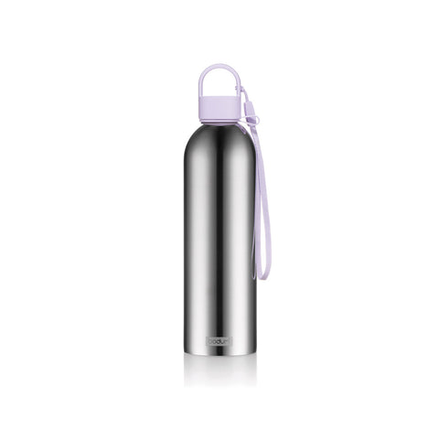 NEW Bodum Melior Stainless Steel Water Bottle 0.5L - Verbena Purple