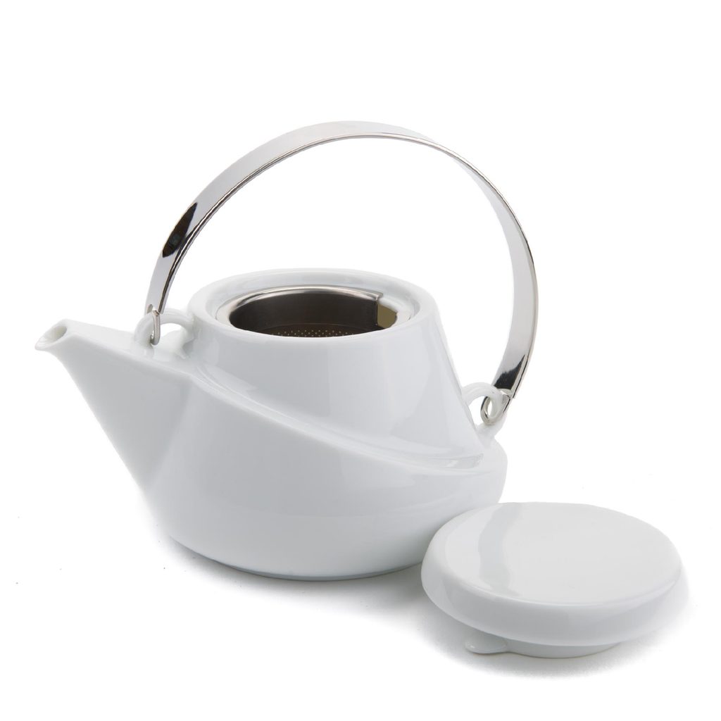 Kinto Ridge 450ml Teapot with Stainless Steel Handle and Infuser
