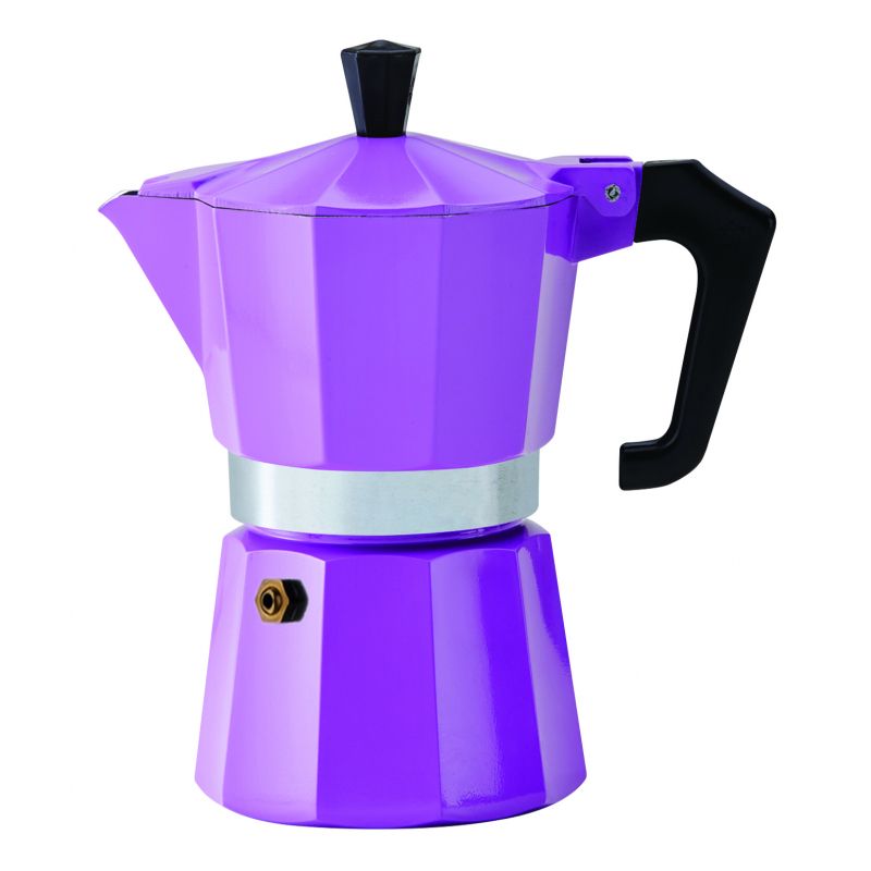 Pezzetti ItalExpress Stovetop Coffee Moka Pot - 6 Cup Lilac