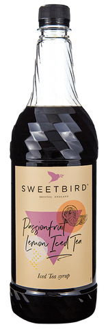 Sweetbird Passionfruit Lemon Iced Tea Syrup 1L