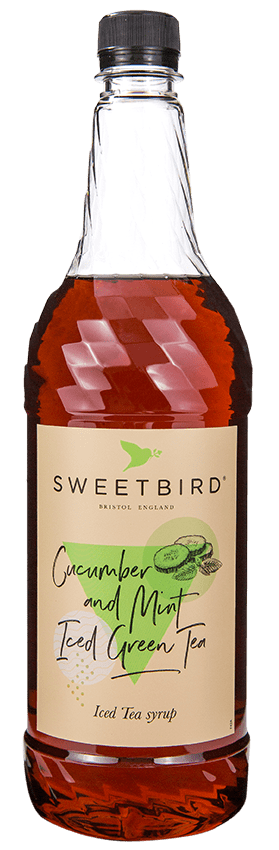 Sweetbird Cucumber & Mint Iced Green Tea Syrup 1L