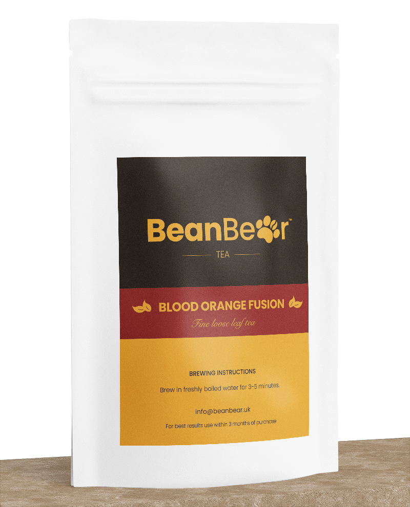 Loose Leaf Tea UK | Blood Orange Fusion Loose Leaf Tea | BeanBear